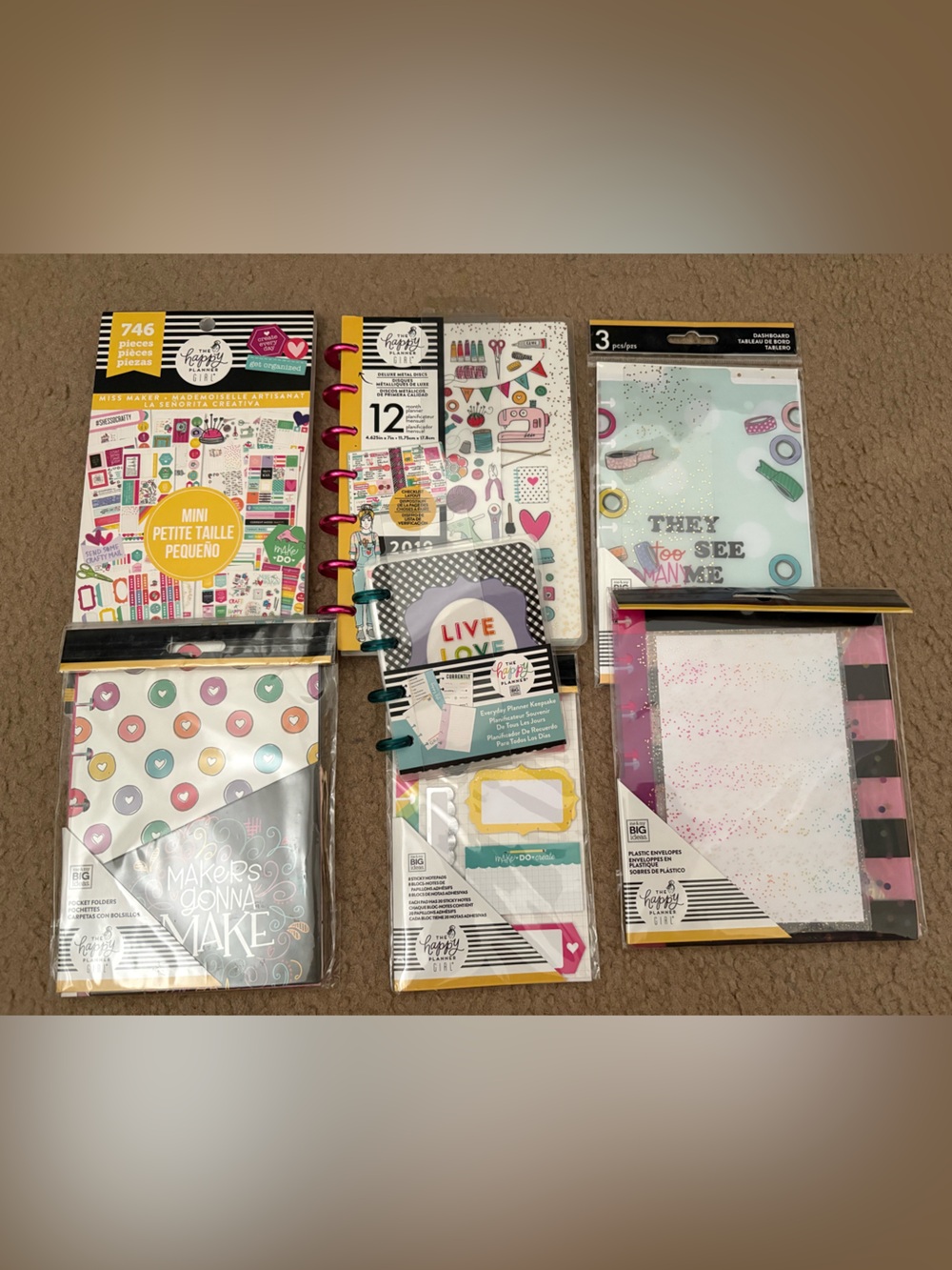 Happy planner Miss Maker Mini bundle *rare*